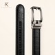 Khaskraft AutoLock Belt – Premium Genuine Leather Ratchet Belt for Men