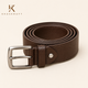 Khaskraft Premium Full-Grain Genuine Leather Belt for Men | Classic Formal & Casual Belt