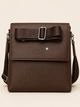Khaskraft Genuine Leather Messenger Bag for Men | Premium Brown Crossbody Shoulder Bag