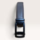 Khaskraft™ 100% Genuine Leather Brown Plain Texture Auto-Lock Belt –Black Gunmetal Buckle
