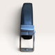Khaskraft™ 100% Genuine Leather Black Plain Auto-Lock Belt –Silver Plain Buckle