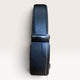 Khaskraft™ 100% Genuine Leather Black Grain Texture Auto-Lock Belt – Matrix Gold Buckle
