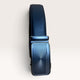 Khaskraft™ 100% Genuine Leather Black Plain Auto-Lock Belt – Greek Pattern Buckle