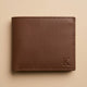 KhasKraft Linear-S-Slim | Full Grain Leather Wallet.