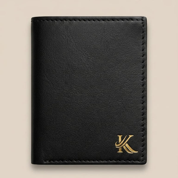 khaskraft Zenith-V-Bifold | Full Grain Leather Magnetic Wallet