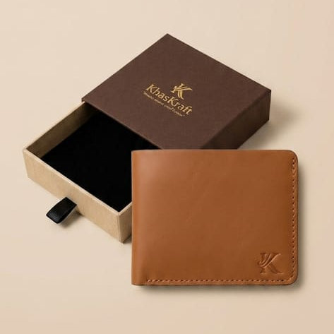 Khaskraft Matrix Mag-Link | Full Grain Leather Magnetic Wallet